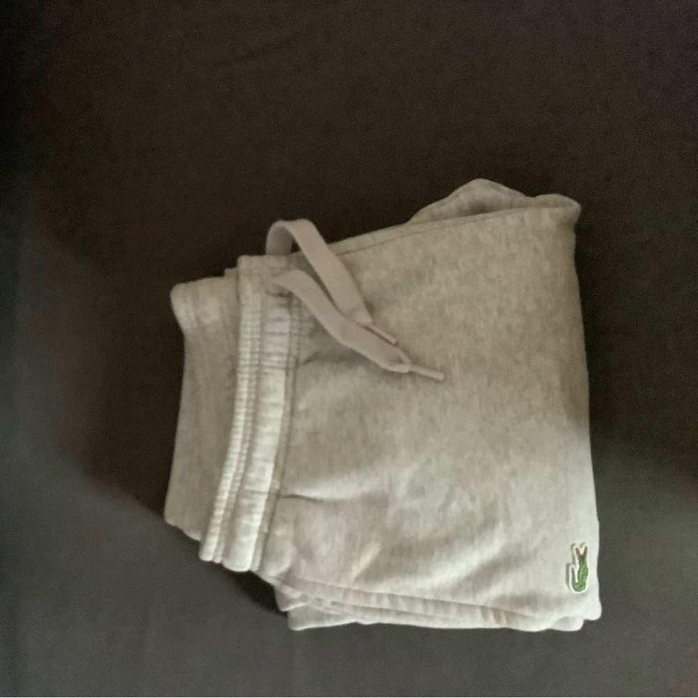 Lacoste Men’s Gray Sweatpants Joggers.
